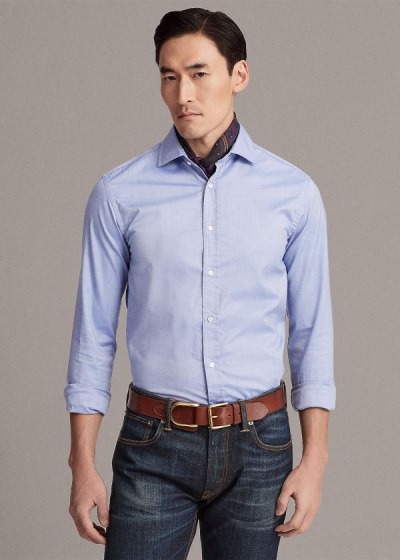 Camisa Ralph Lauren Hombre Azules - Oxford - HQAYL8564